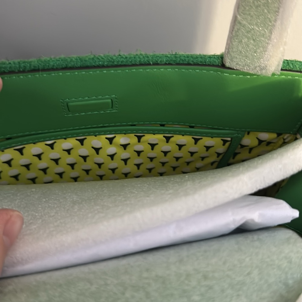 Nwt Kate spade small fabric Sam icon astroturf golf crossbody bag - Picture 8 of 10